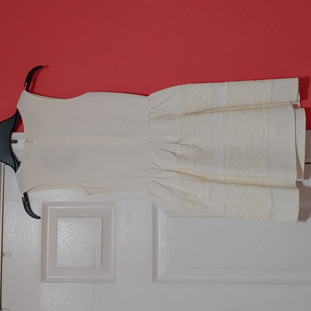 Ivory Mini Dress - Picture 2 of 4